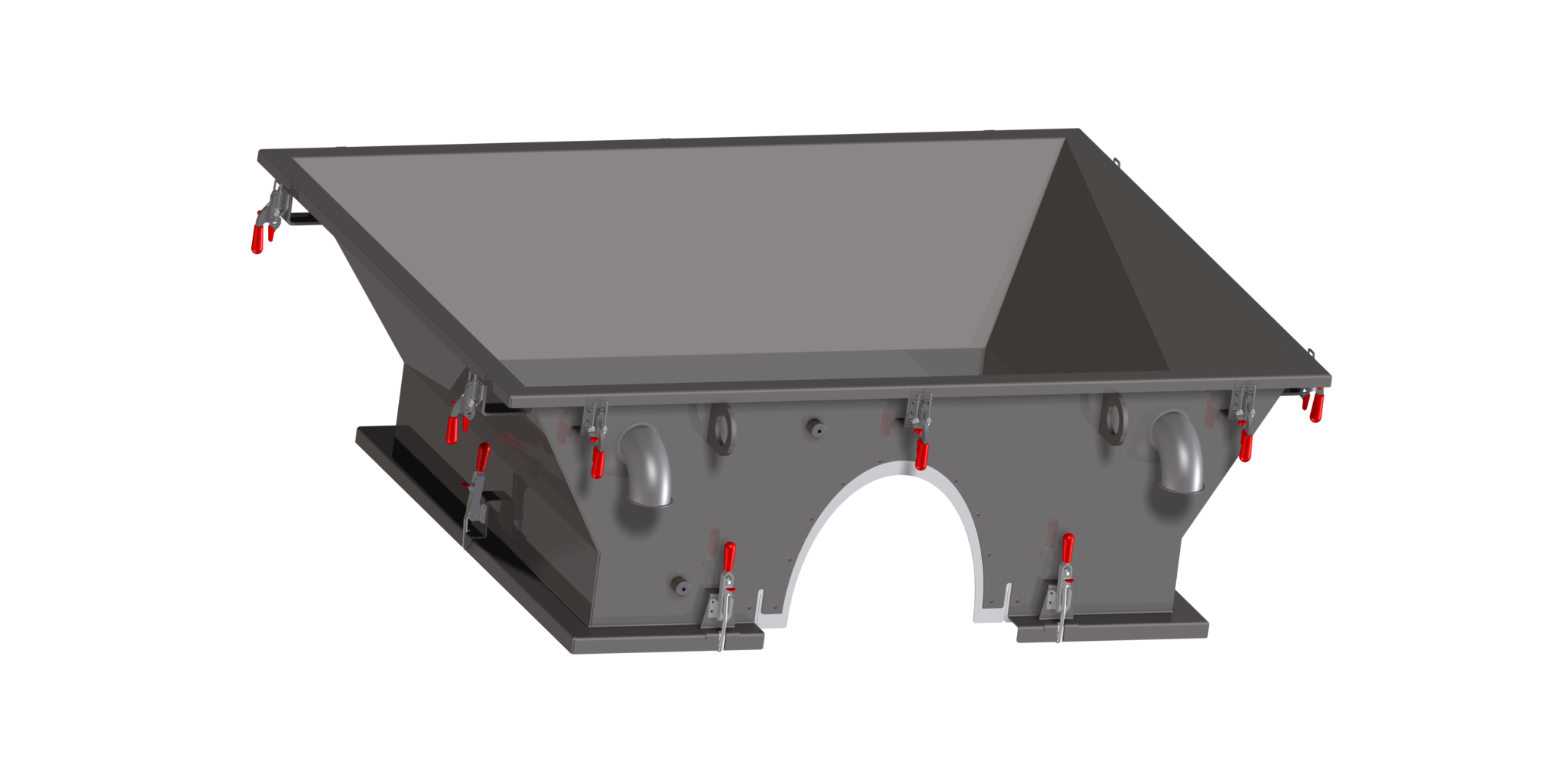 Hopper Extension Rdc Machine Options and add-ons for Dino bulk truck loader | Van Beek