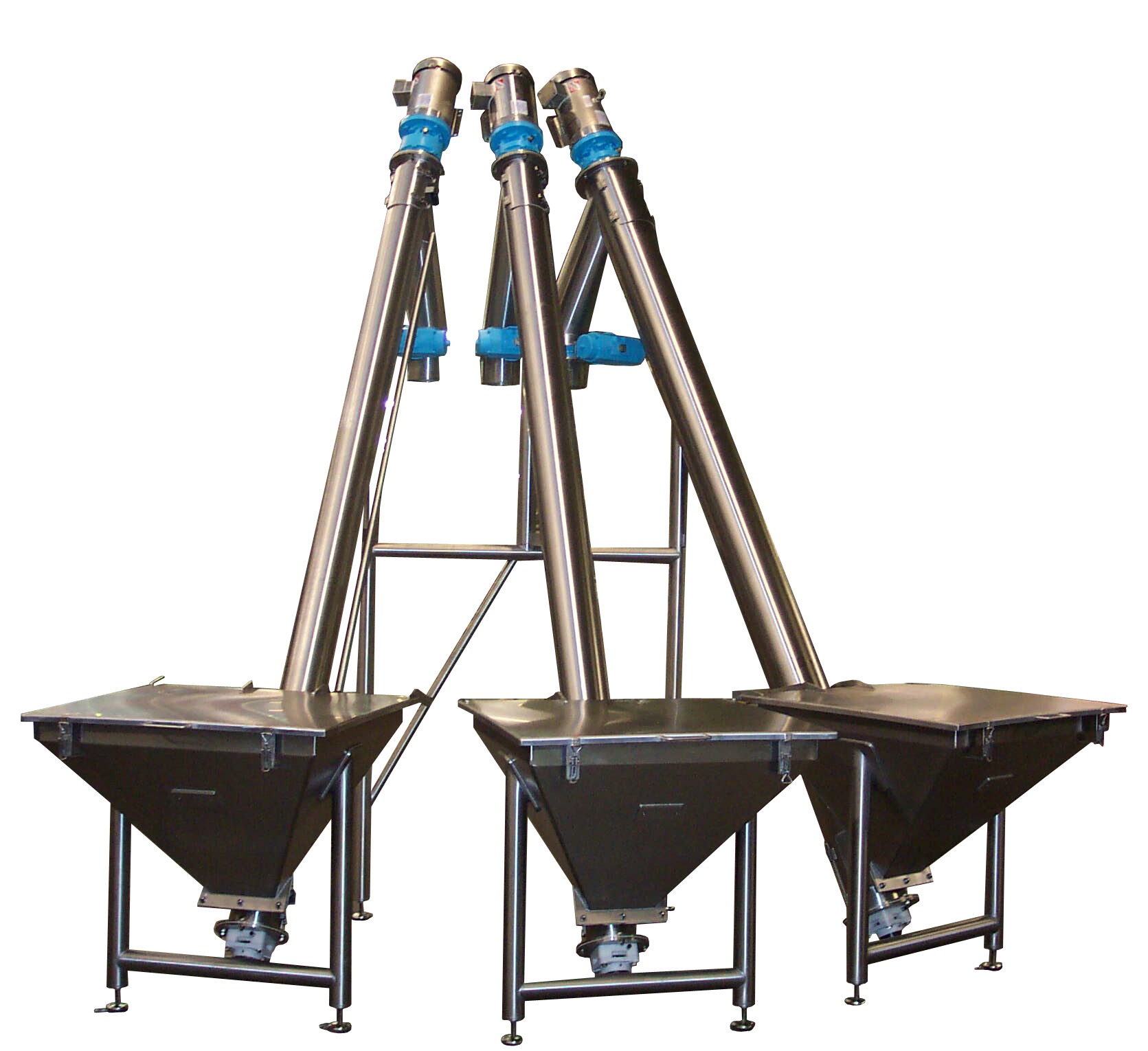 Screw elevators for more control over the process Van Beek