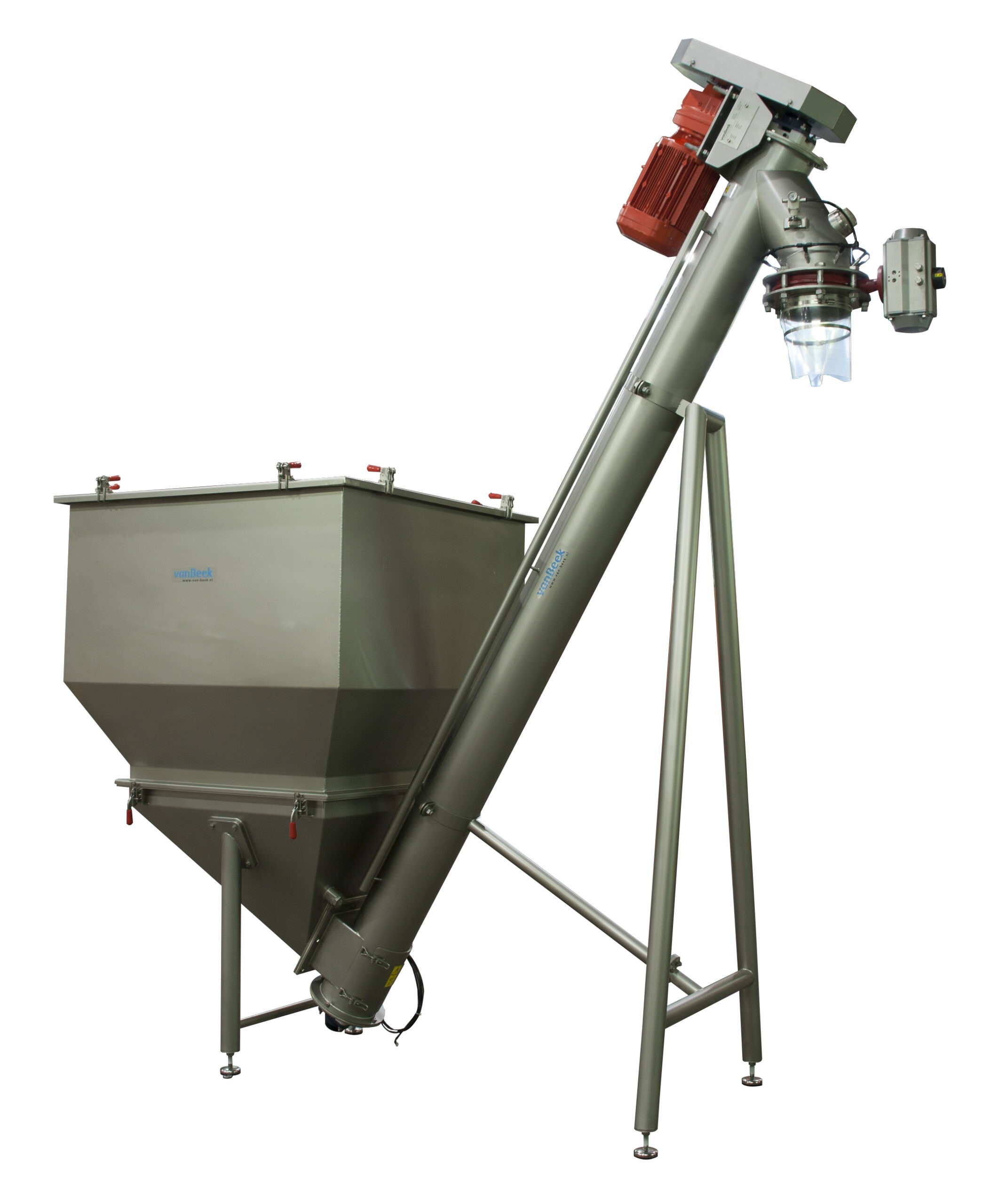 Screw elevators for more control over the process Van Beek